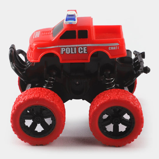 Friction Mini Police Model Vehicle Toy For Kids