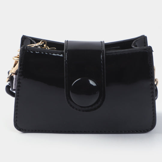 Girls Fancy Hand Bag | BLACK