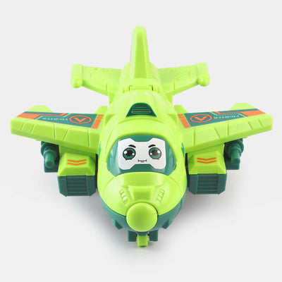 Friction Transform Plane Smart Vehicle Toy