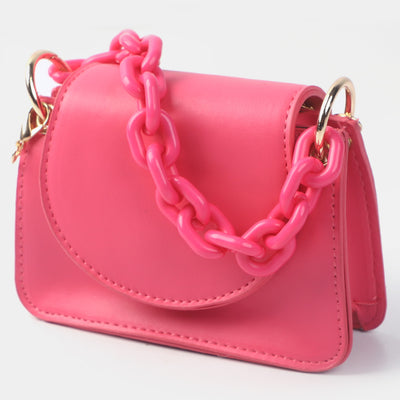 Girls Fancy Hand Bag | Fuchsia