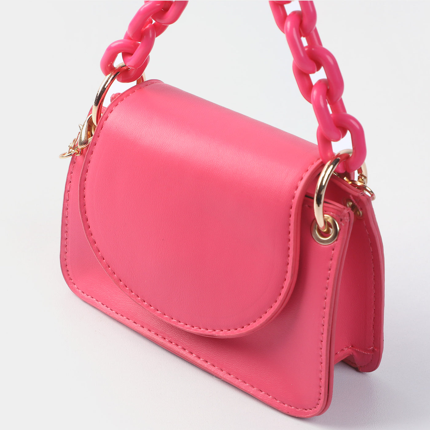 Girls Fancy Hand Bag | Fuchsia