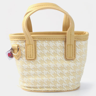 Girls Fancy Hand Bag | Yellow