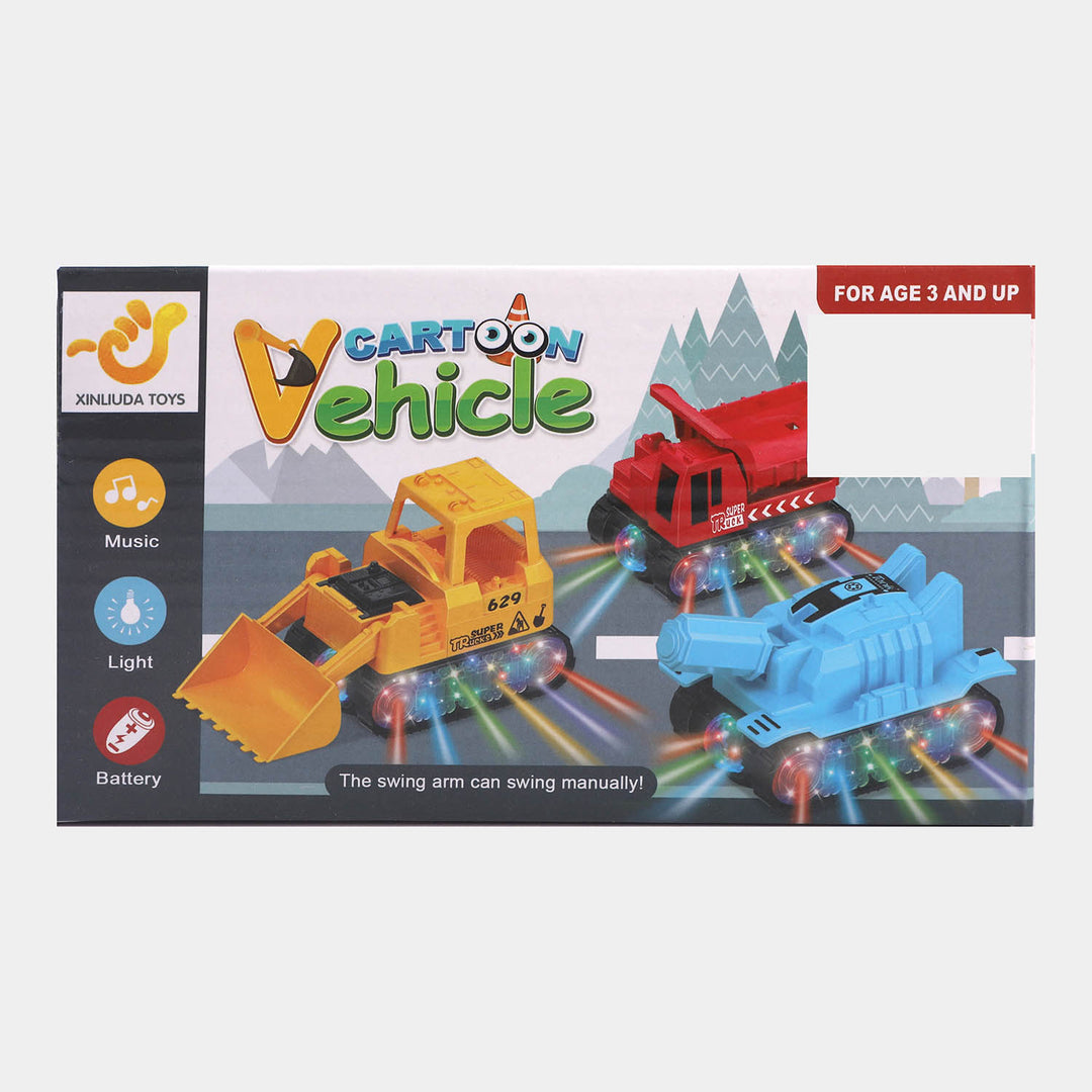 Electric Universal Bulldozer With Light & Music Toy