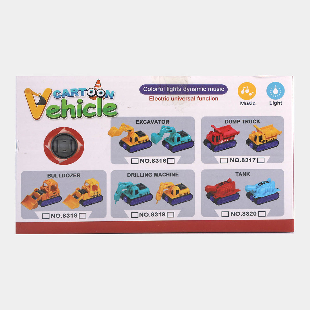 Electric Universal Bulldozer With Light & Music Toy