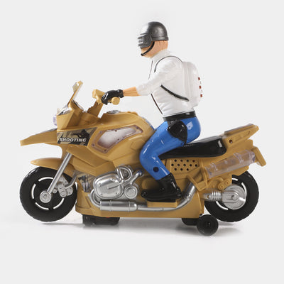 Character Motorbike Light & Music For Kids