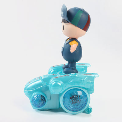 Rotating Little Boy Car Toy