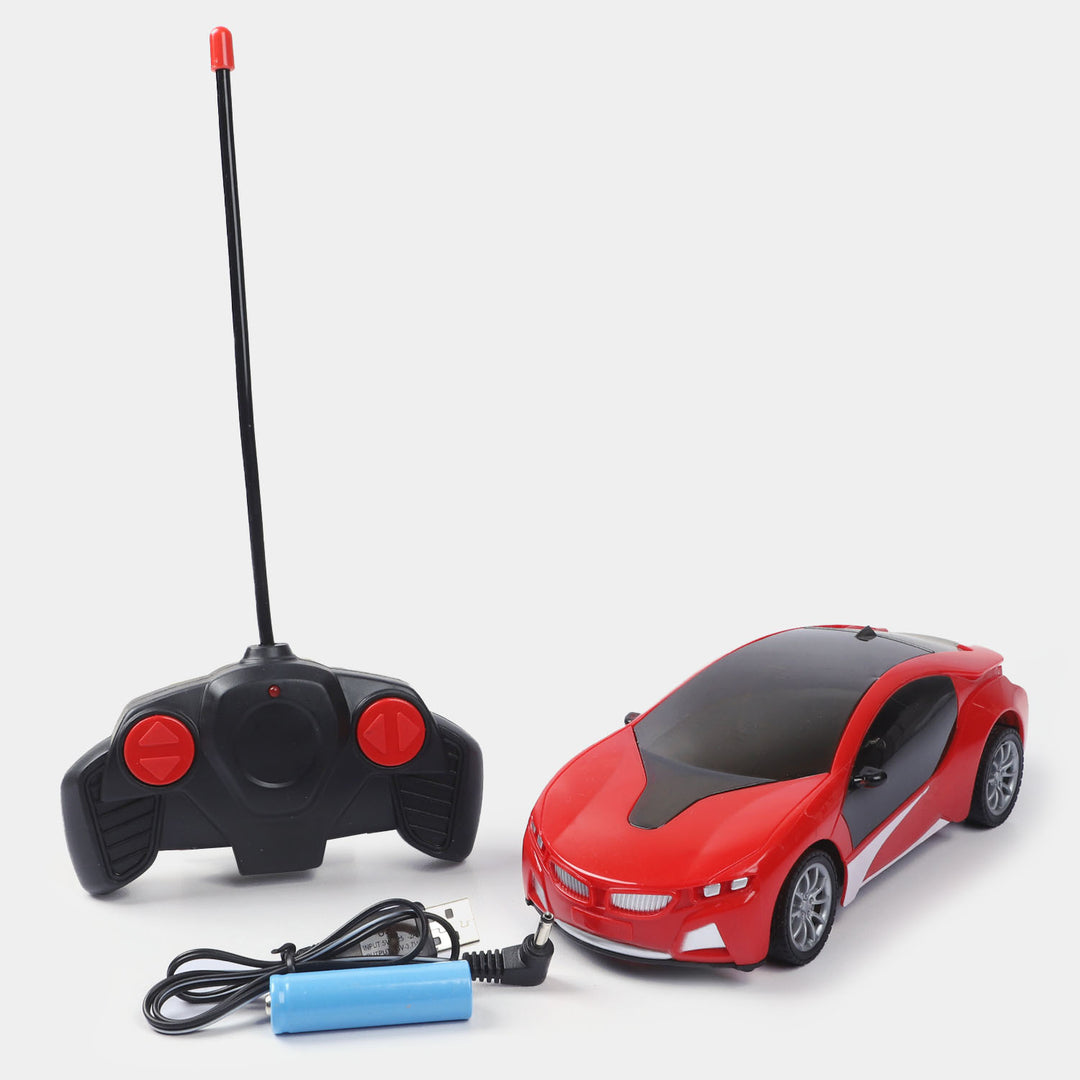 3D Famous Remote Control Car-Red