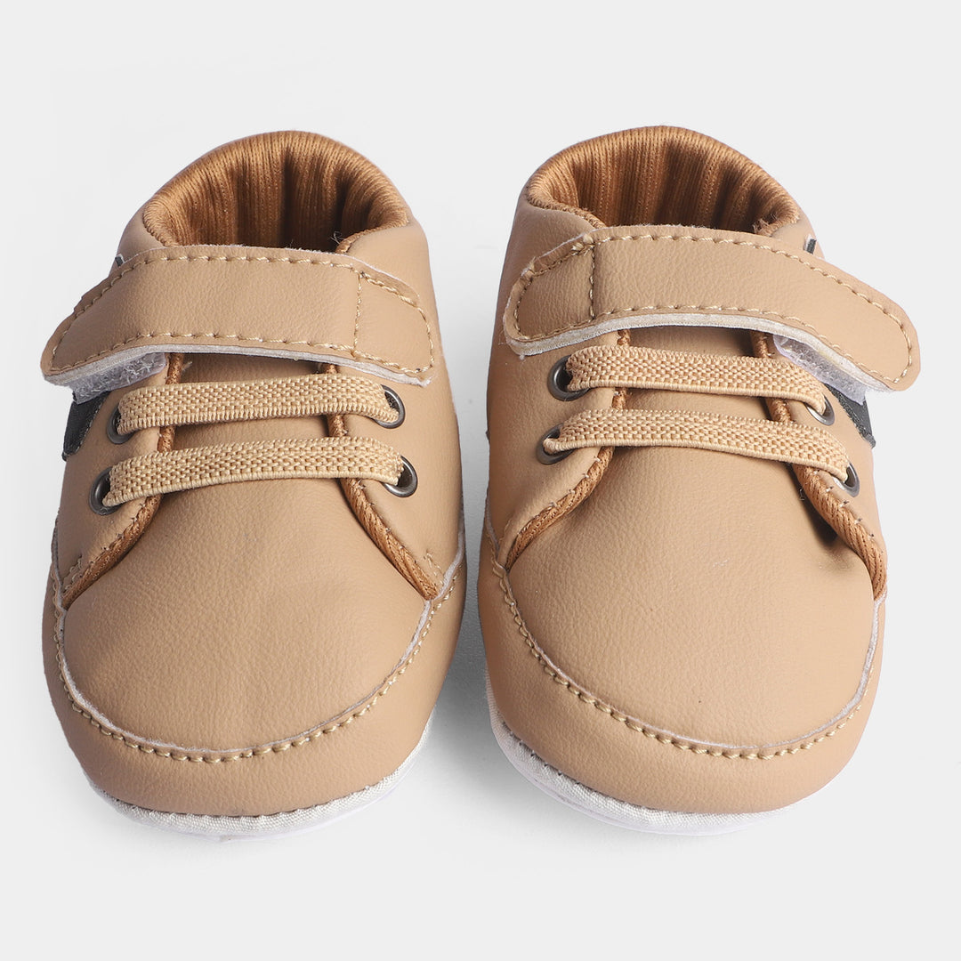 Baby Boy Shoes 1905-Beige/Black