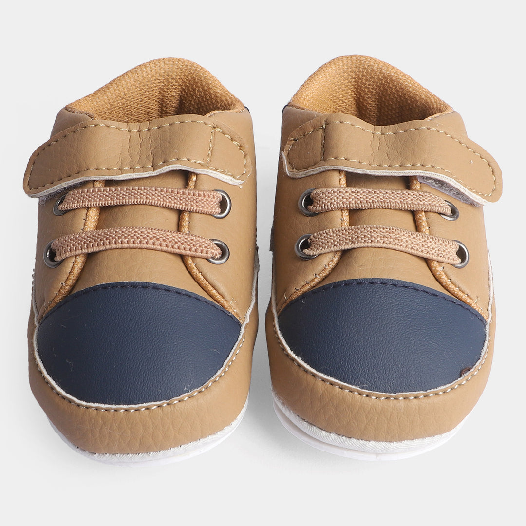 Baby Boy Shoes 1904-Beige/Navy