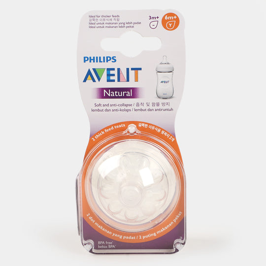 Philips Avent Anti-Colic Nipple 2 Pcs - 6m+