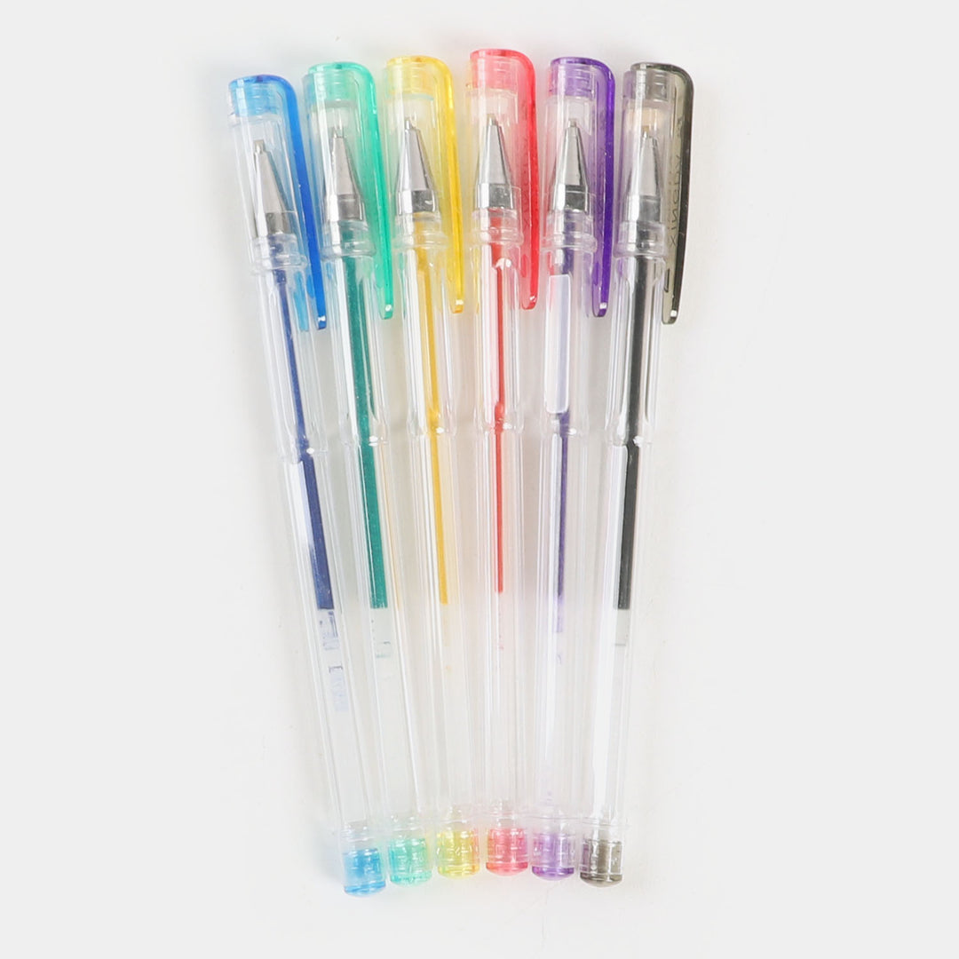 Glitter Pen 6Pcs Set For kids - Color