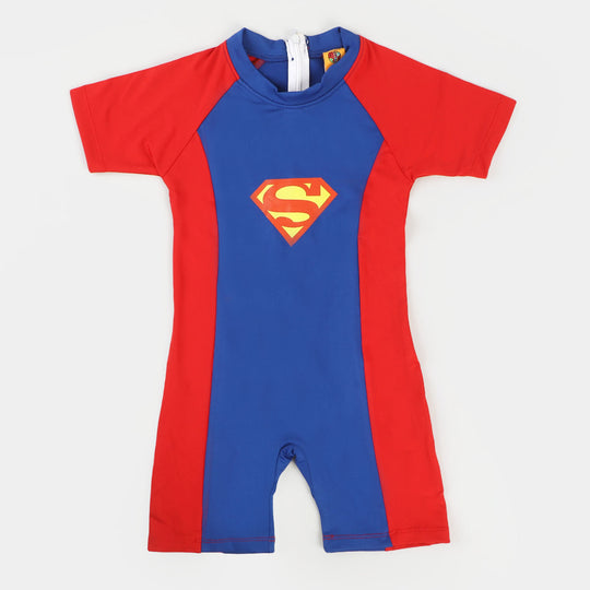 Super Hero Boys Swimming Suit - Blue