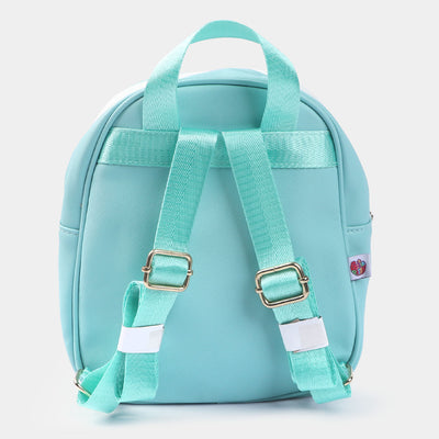 Fancy Backpack Cute Face Design Green