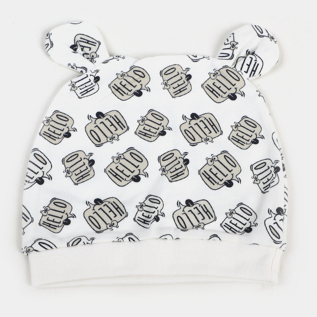 Newborn Baby Cap+Mitten+Socks Set