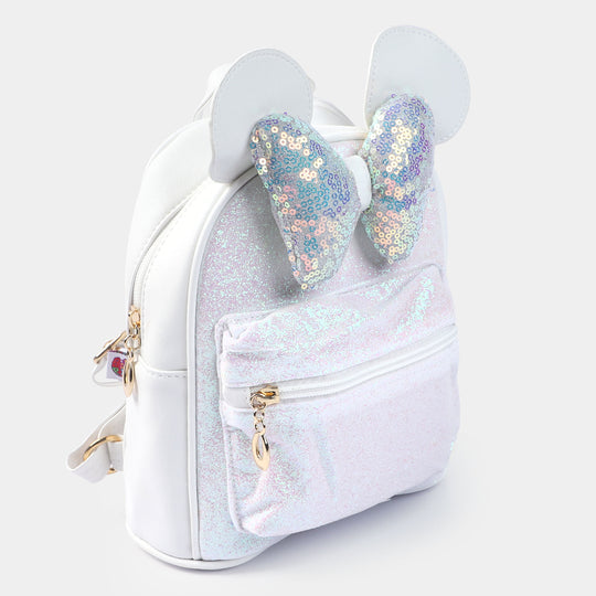 Fancy Backpack Cute | White