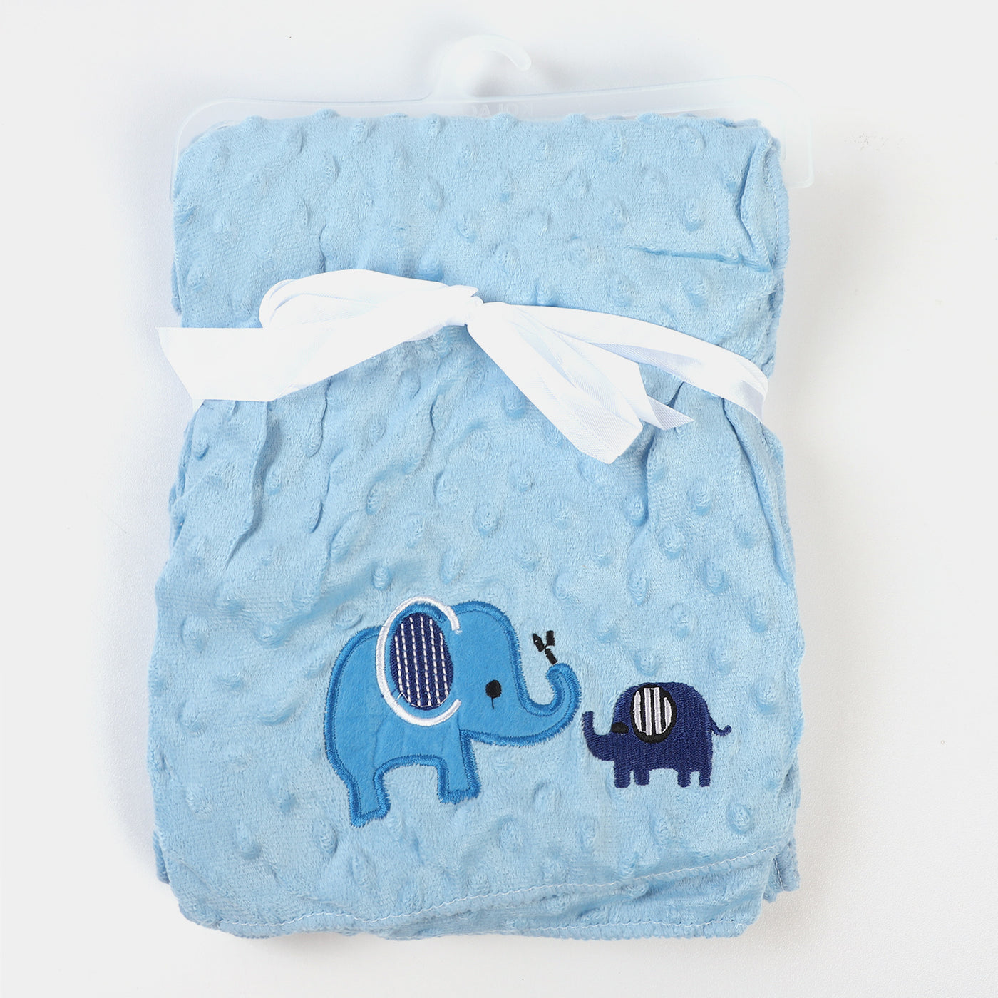 Baby Polyester Wrapping Sheet-Blue