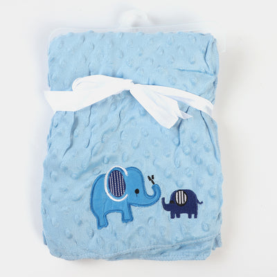 Baby Polyester Wrapping Sheet-Blue