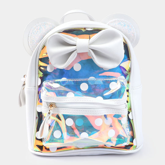 Fancy Backpack Cute | White