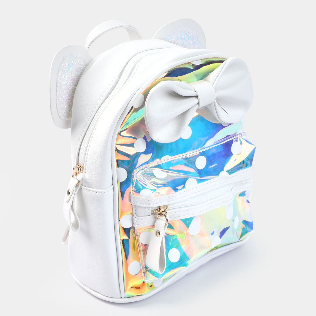 Fancy Backpack Cute | White