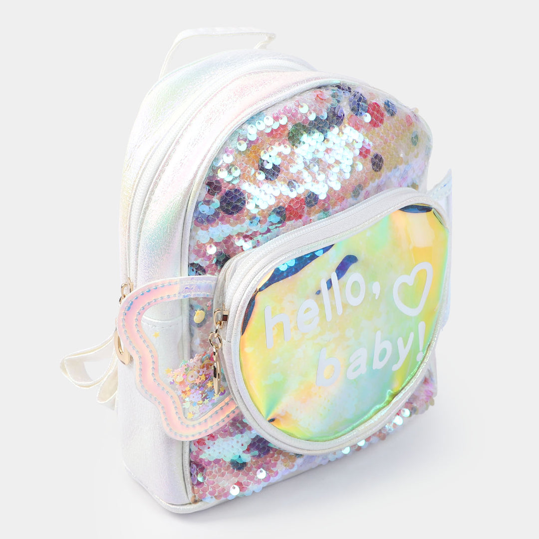 Fancy Backpack Cute | White