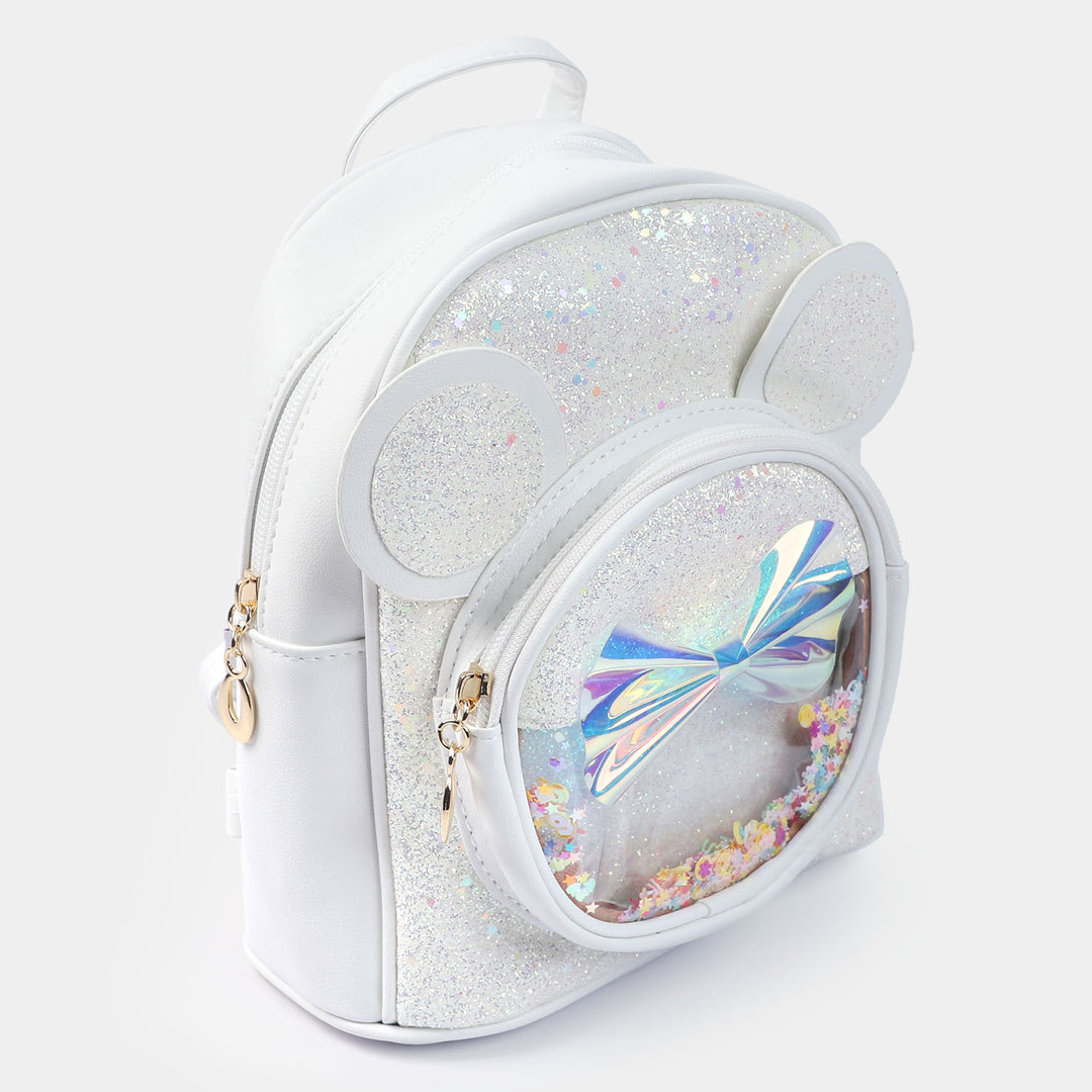 Fancy Backpack Cute | White