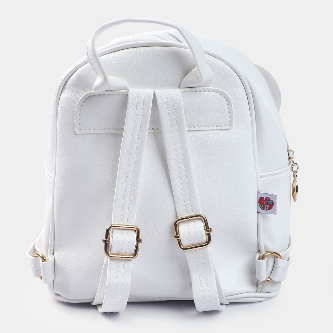 Fancy Backpack Cute | White