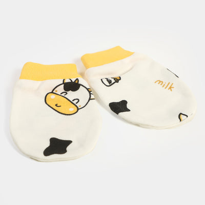 Newborn Baby Cap+Mitten+Socks Set