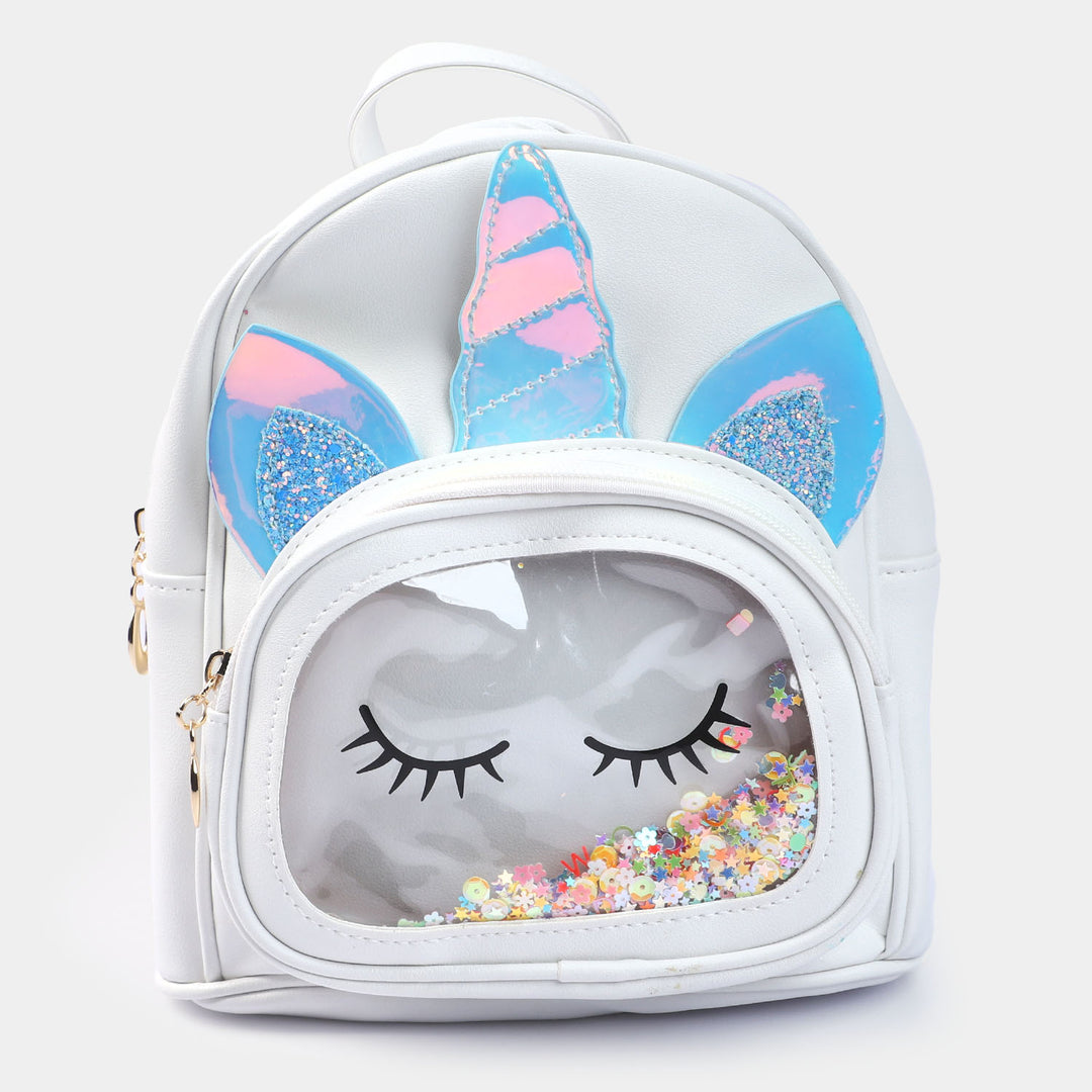 Fancy Backpack Cute | White