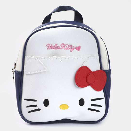 Fancy Backpack Cute Face Design Blue
