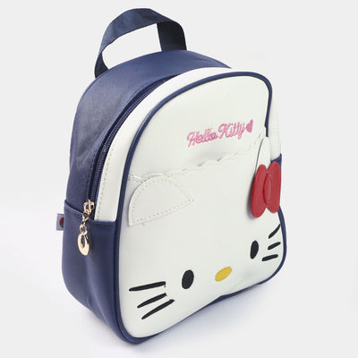 Fancy Backpack Cute Face Design Blue