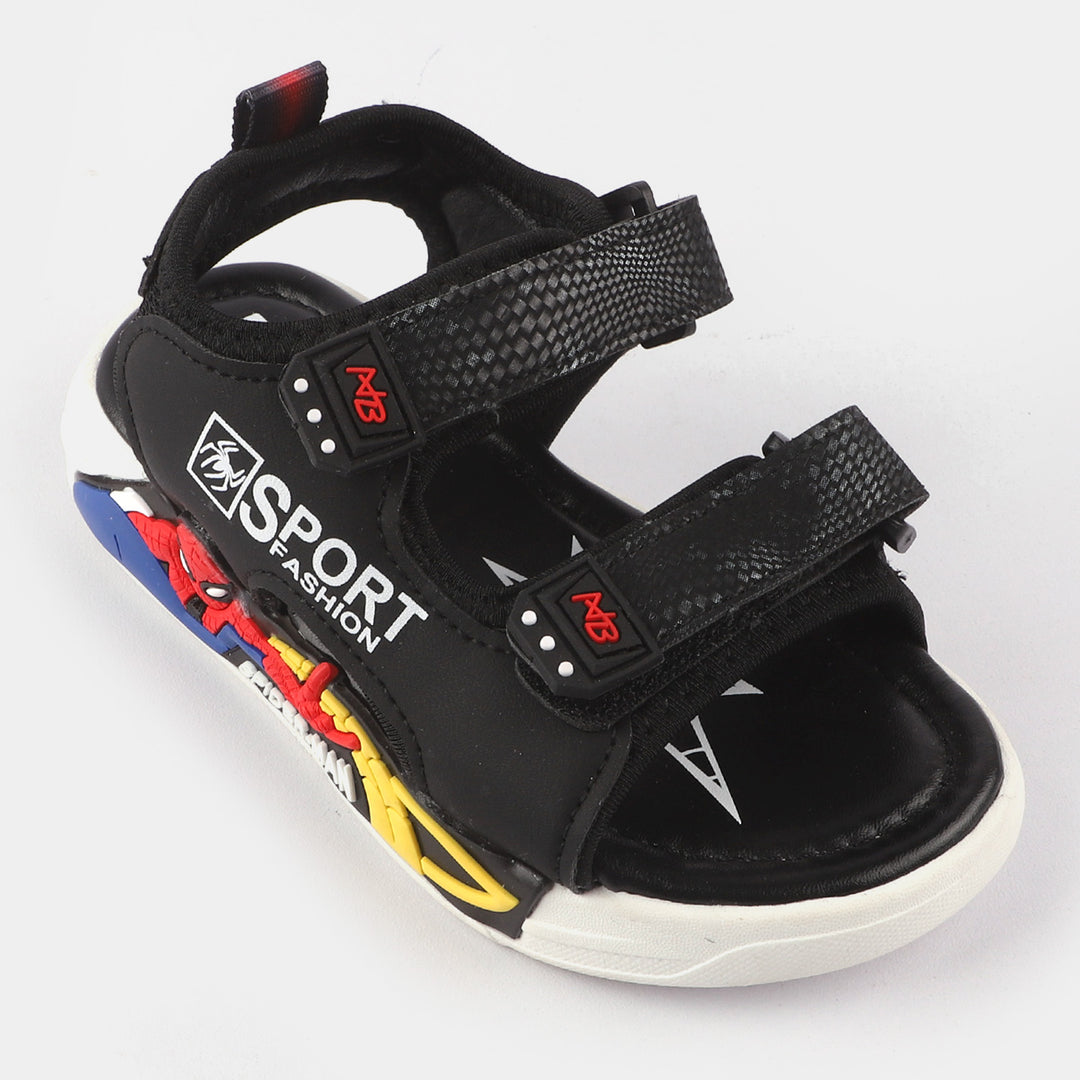 Boys Sandals R-11-BLACK