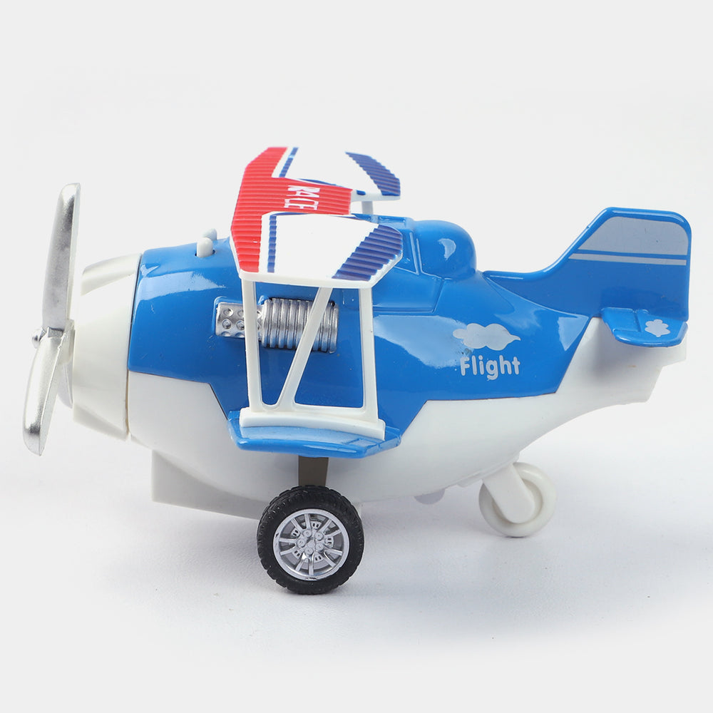 Pull Back & Go Musical Metal Plane For Kids