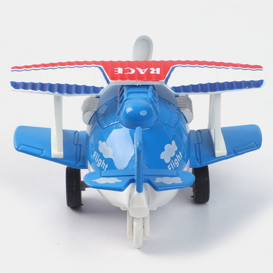 Pull Back & Go Musical Metal Plane For Kids