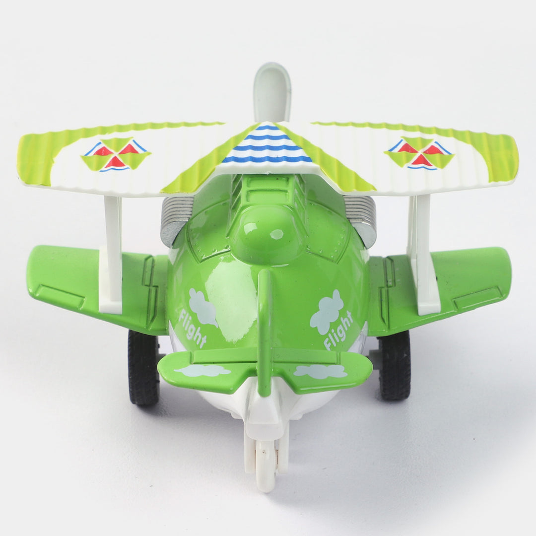 Pull Back & Go Musical Metal Plane For Kids