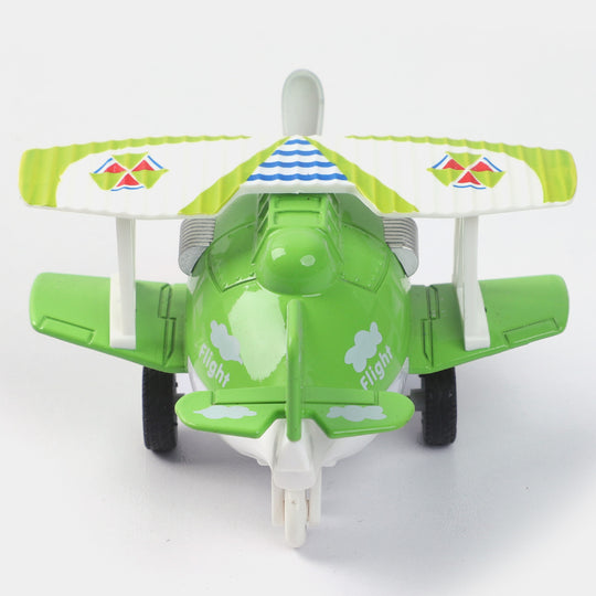 Pull Back & Go Musical Metal Plane For Kids