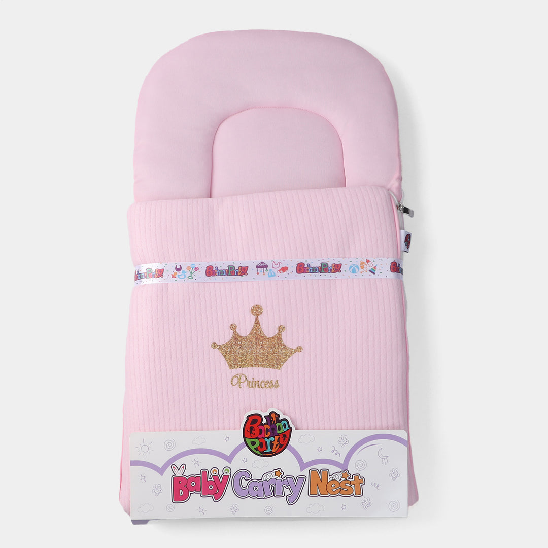 Baby Carry Nest Fleece-Pink