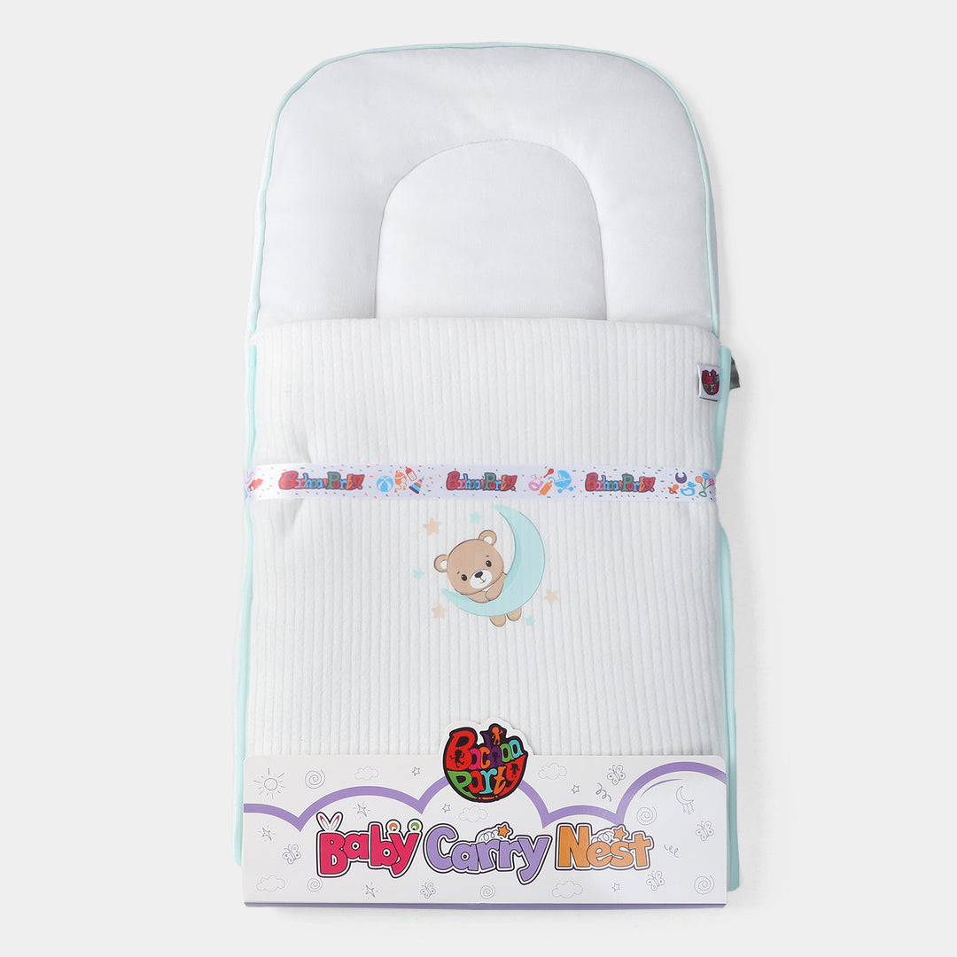 Baby Carry Nest Fleece-White