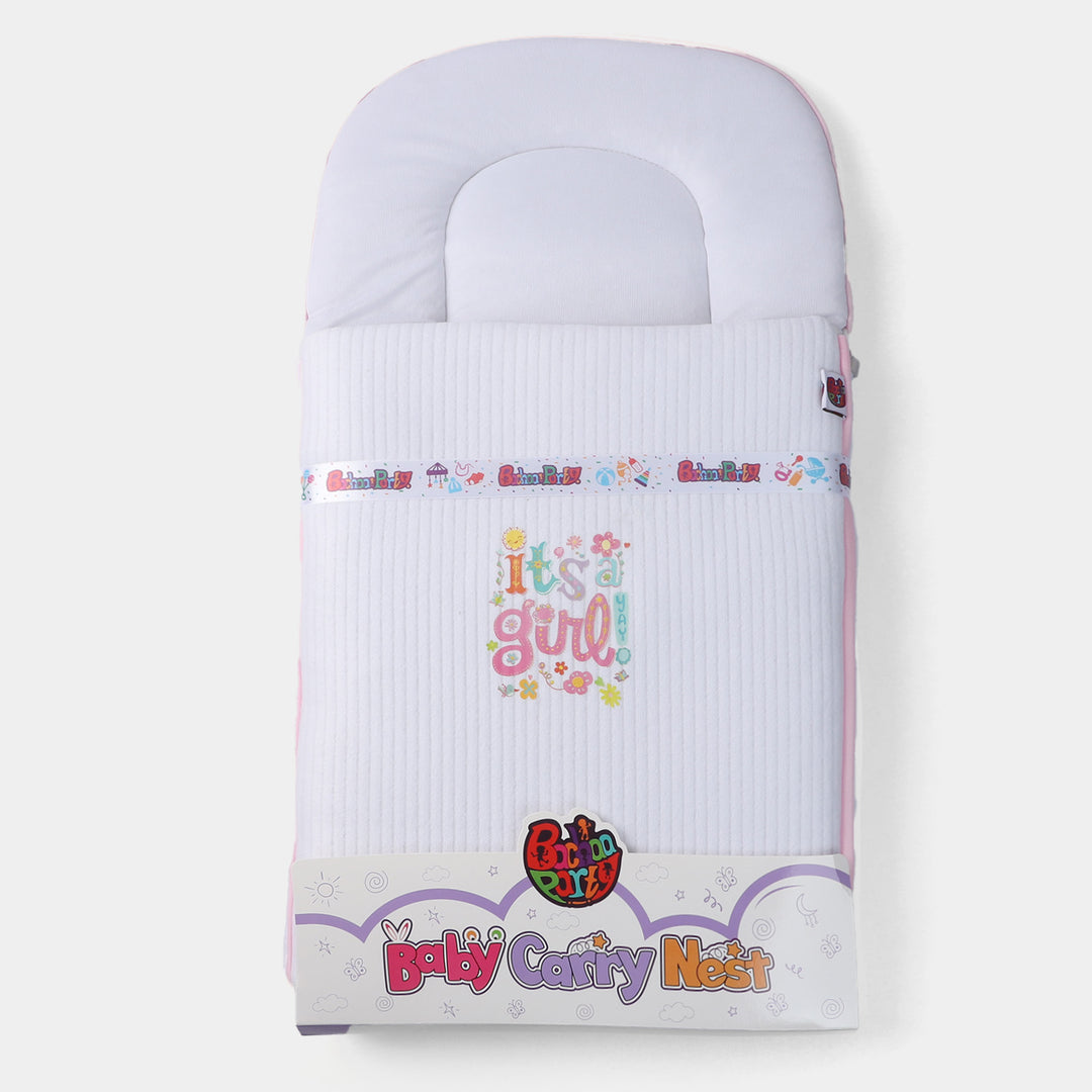 Baby Carry Nest Fleece-Pink