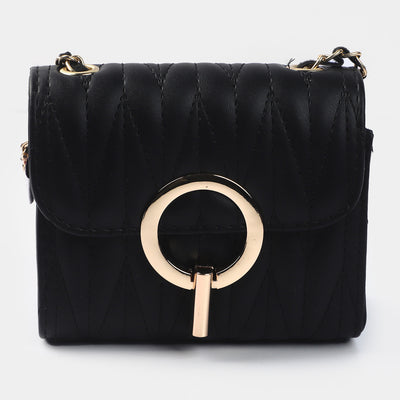 Girls Fancy Hand Bag | BLACK