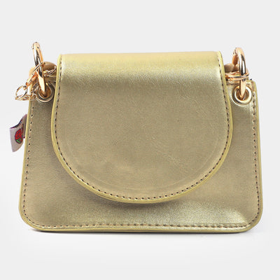 Girls Fancy Hand Bag | Golden