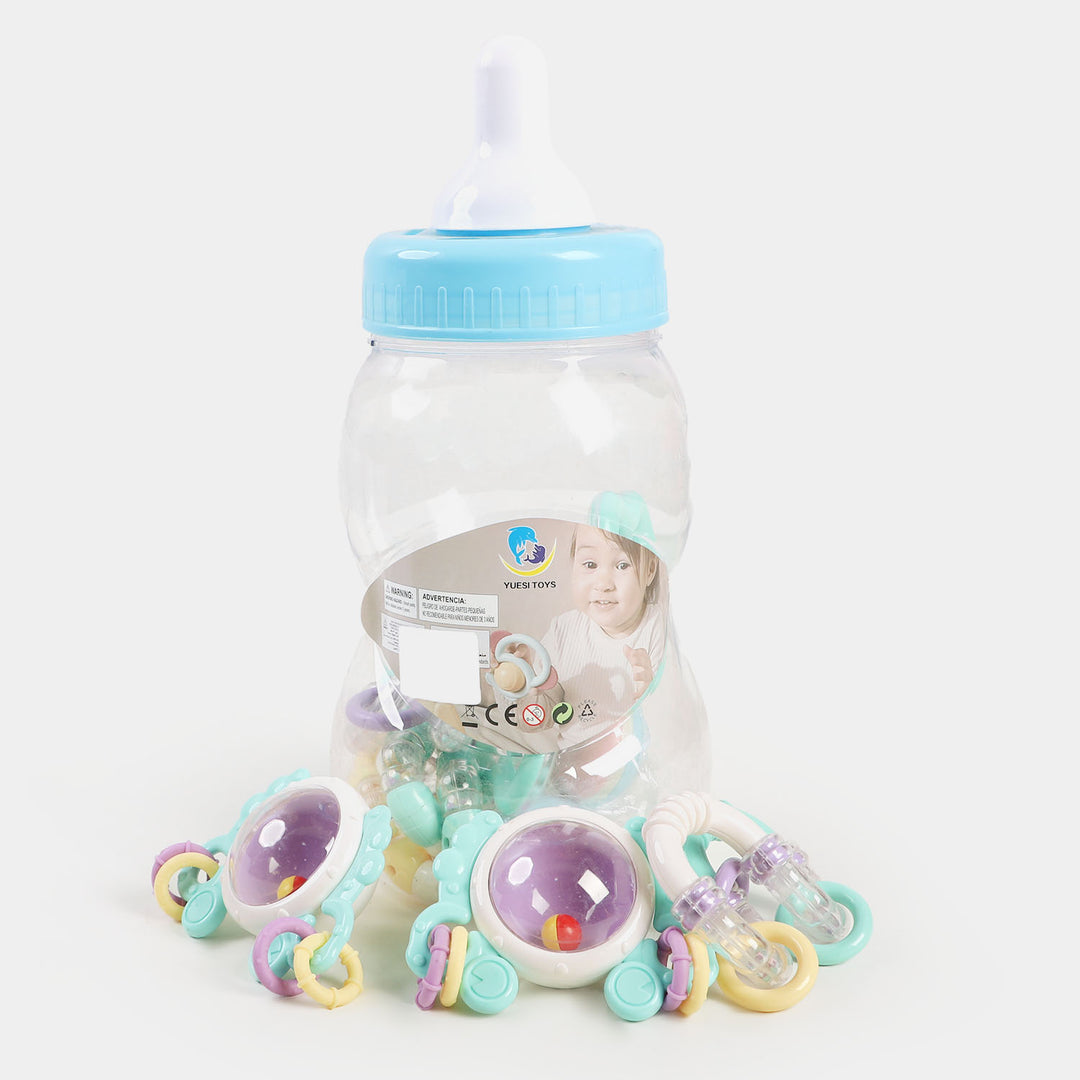 Feeder Jar Rattle Play Set | Blue