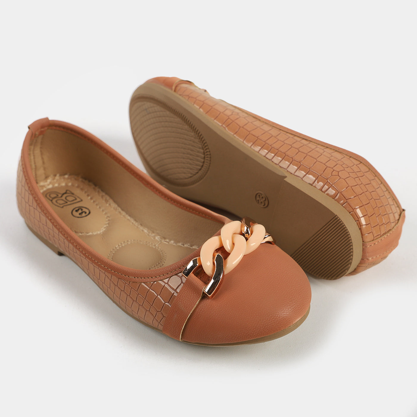 Girls Pumps SP-35 - Peach