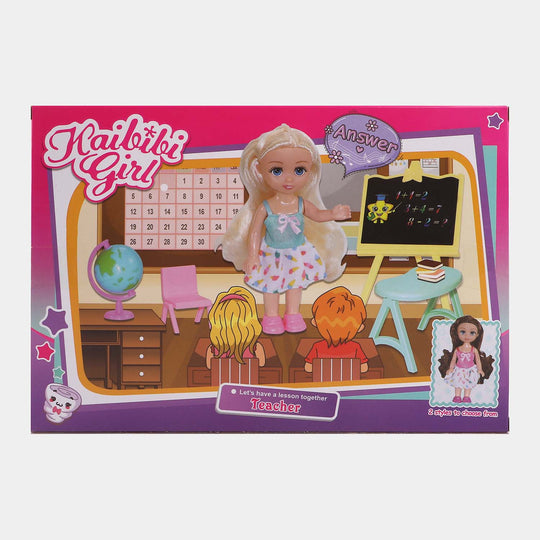 Teacher Doll Class Room Play Set