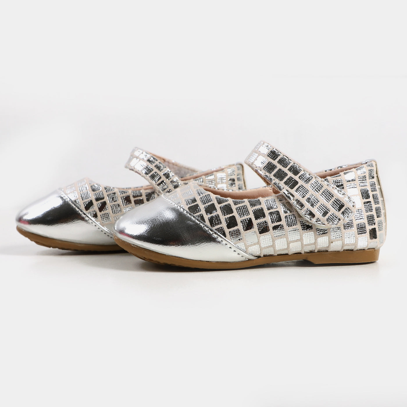 Girls Pumps 640-57 - SILVER