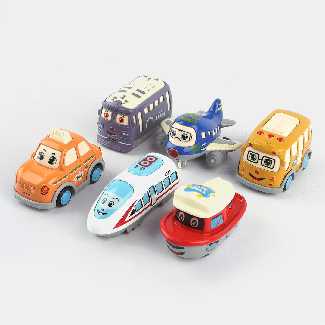 Die Cast Vehicle 6Pcs Set