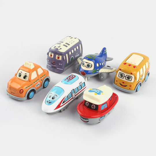 Die Cast Vehicle 6Pcs Set