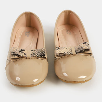 Girls Pumps PP 80-15 - BEIGE