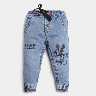 Infant Boys Denim Pant Character -Light Blue