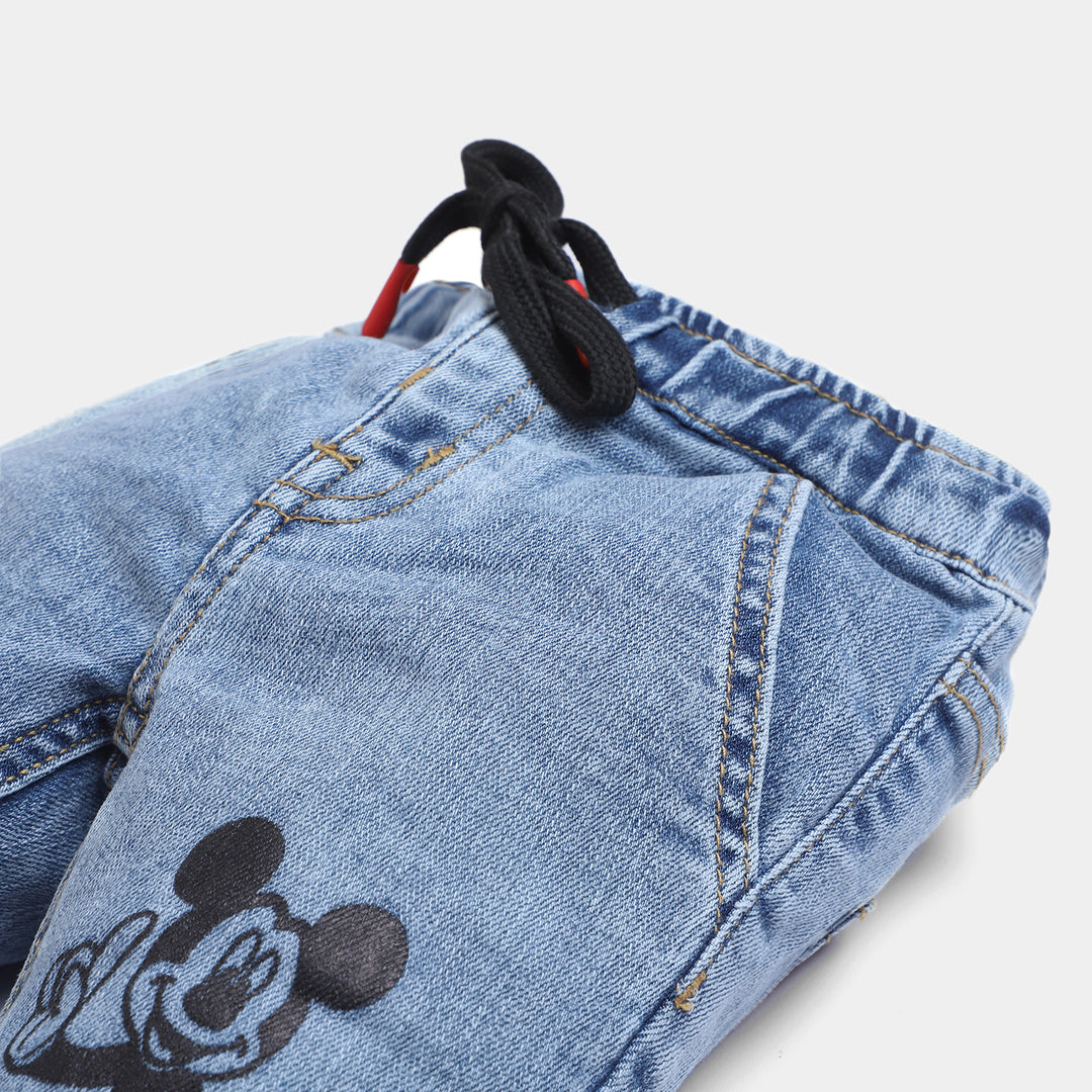 Infant Boys Denim Pant Character -Light Blue