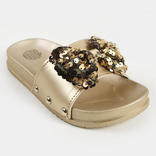 Girls Slipper CL-9 - Gold